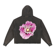 Load image into Gallery viewer, ATAP - Vintage Washed Frayed-Hem Hoodie