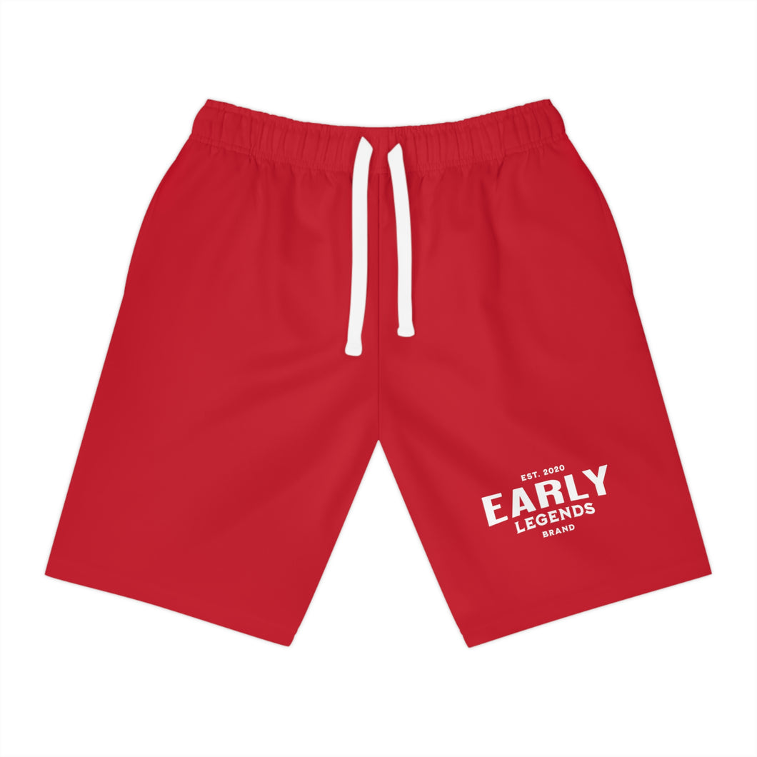 Red Legends Athletic Long Shorts