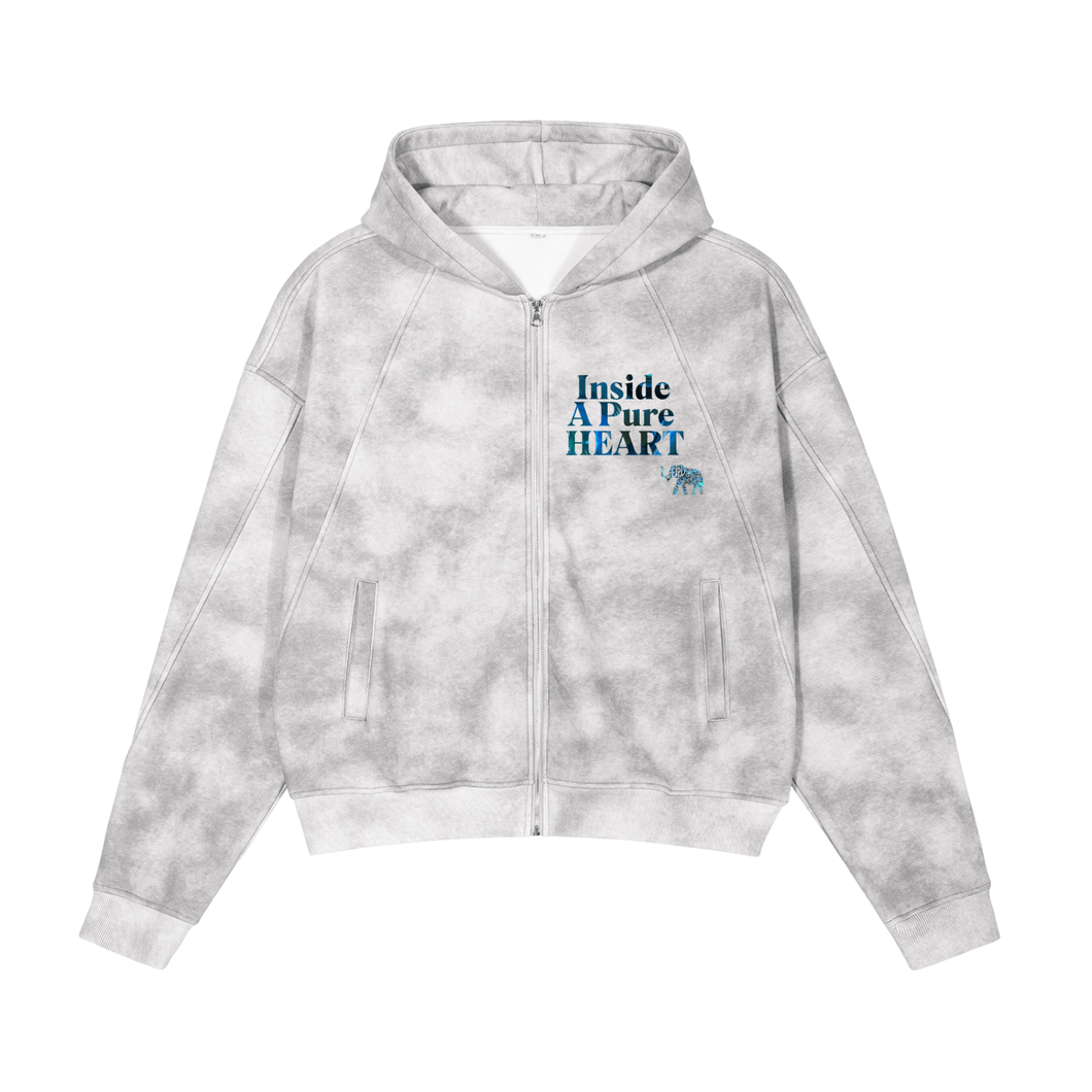 Inside a Pure Heart (Part. II) Fleece Hoodie