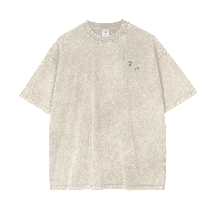 トップス TENDERLOIN ACID WASH Acid Wash Oversize T-Shirt - 250 GSM MOQ1,Delivery days 5