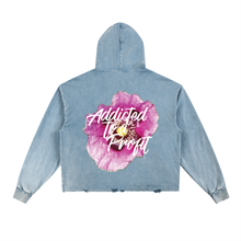 Load image into Gallery viewer, ATAP - Vintage Washed Frayed-Hem Hoodie
