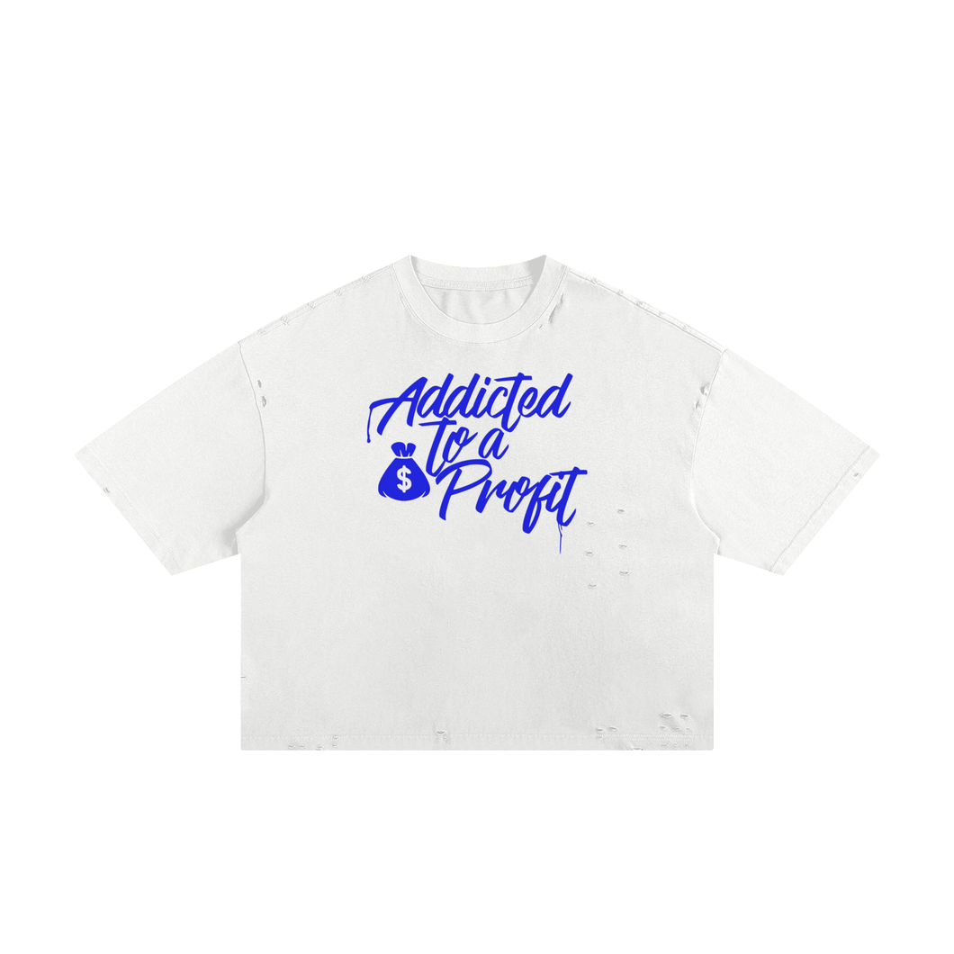 Classic Frayed Boxy Tee - 250 GSM