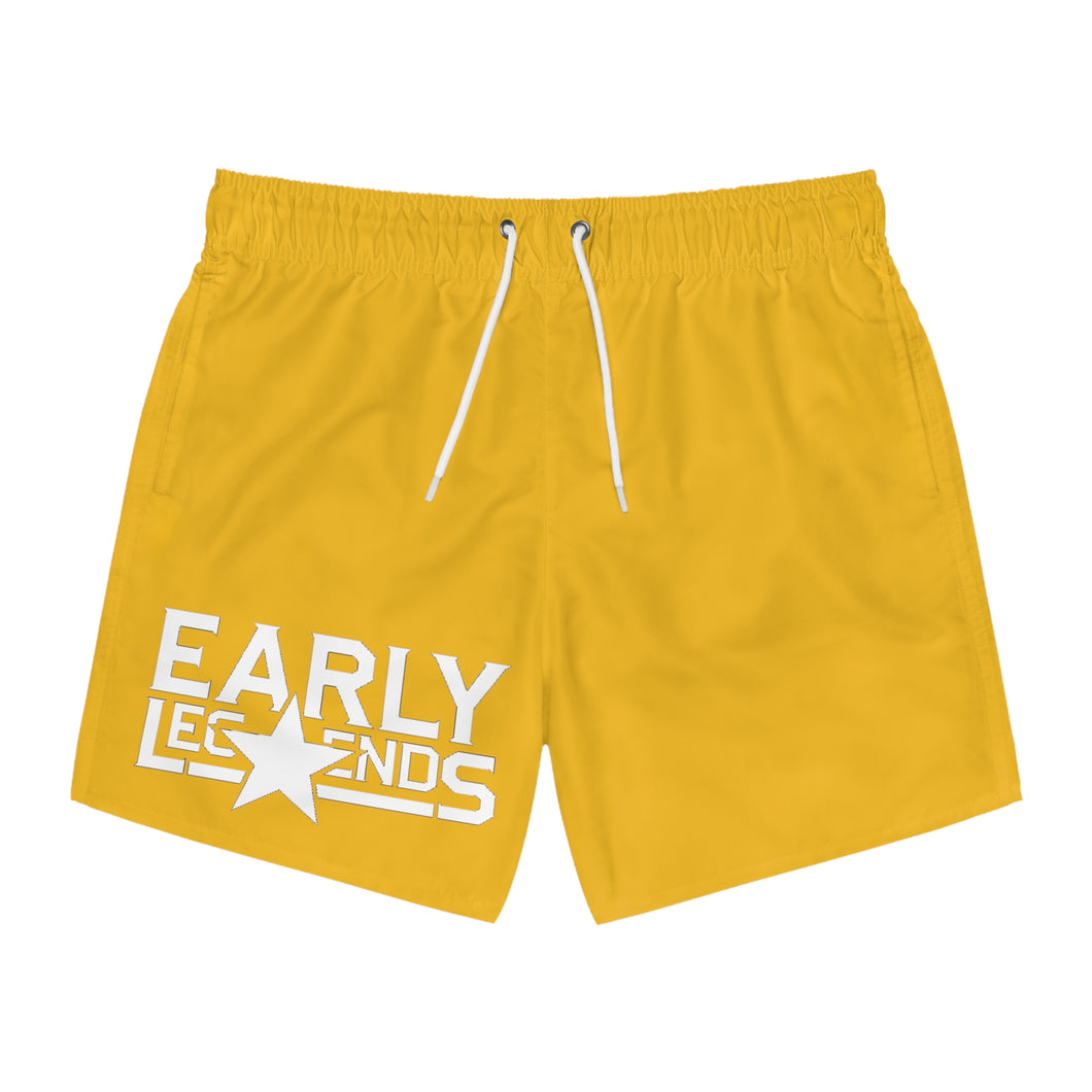 Yellow EL Swim Trunks