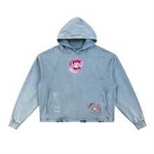 Load image into Gallery viewer, ATAP - Vintage Washed Frayed-Hem Hoodie
