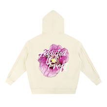 Load image into Gallery viewer, ATAP - Contrast Tape Raw Edge Double Layered Zip Hoodie
