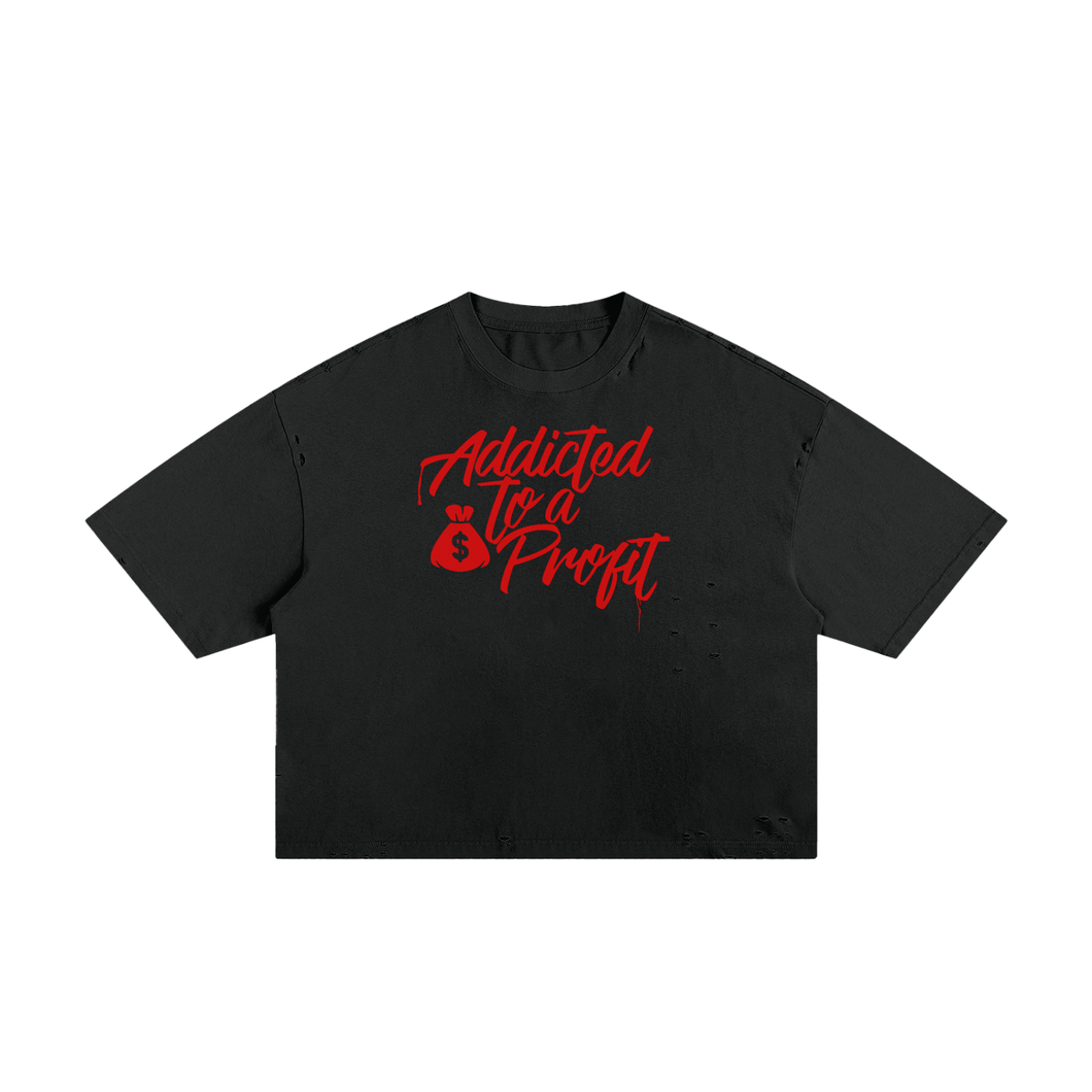 Classic Frayed Boxy Tee - 250 GSM
