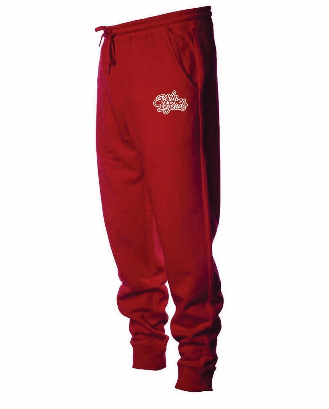 Red & White Logo Joggers